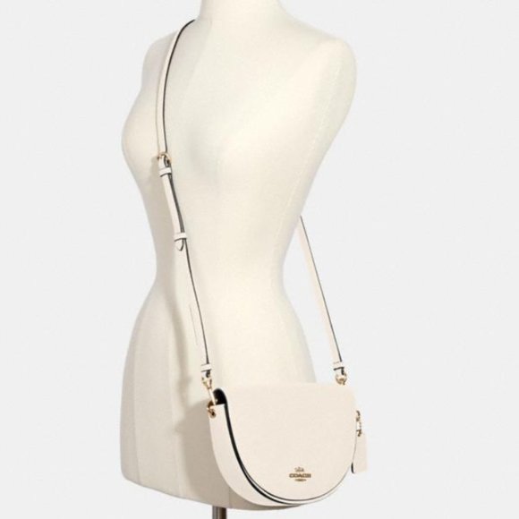 Coach Handbags - New Coach Ellen Crossbody Handbag Leather White